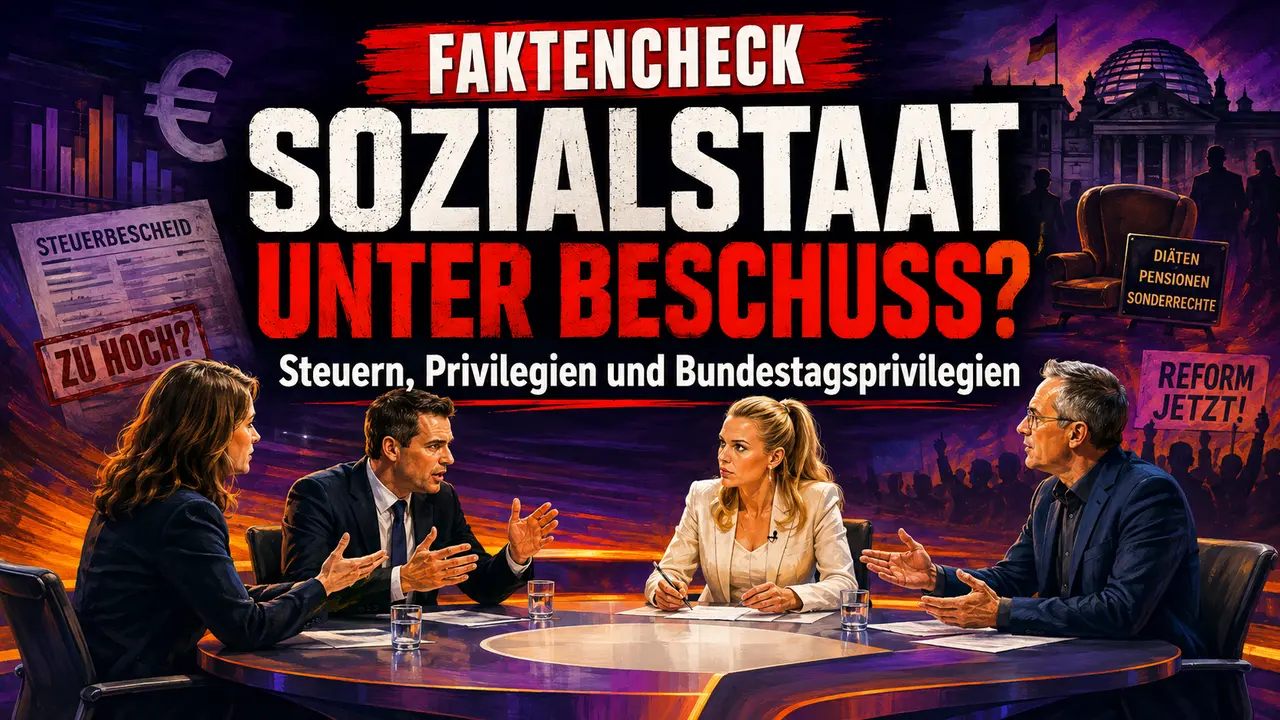 Faktencheck: WELT-Debatte über Sozialstaat, Steuern und Bundestagsprivilegien