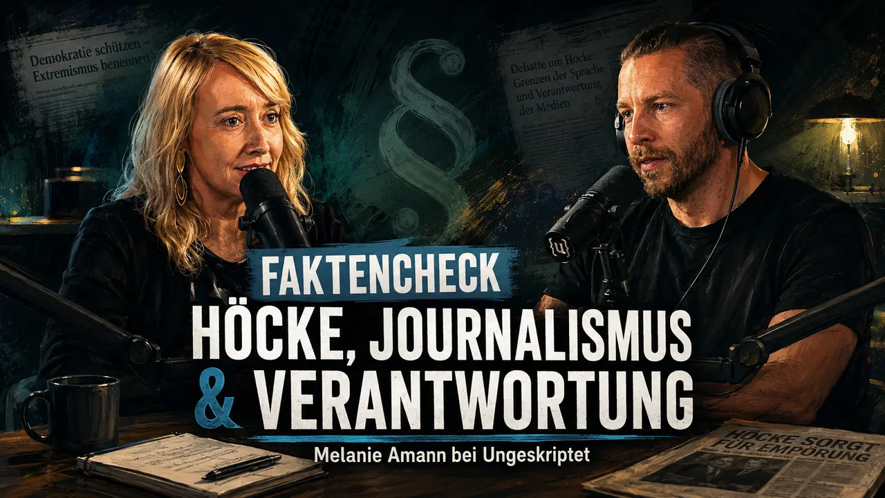 Faktencheck: Melanie Amann und Ungeskriptet über Höcke, Journalismus und Verantwortung