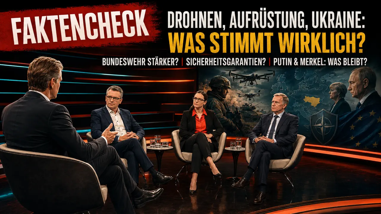 Faktencheck: Markus Lanz über Drohnen, Bundeswehr-Aufrüstung und Ukraine-Sicherheitsgarantien