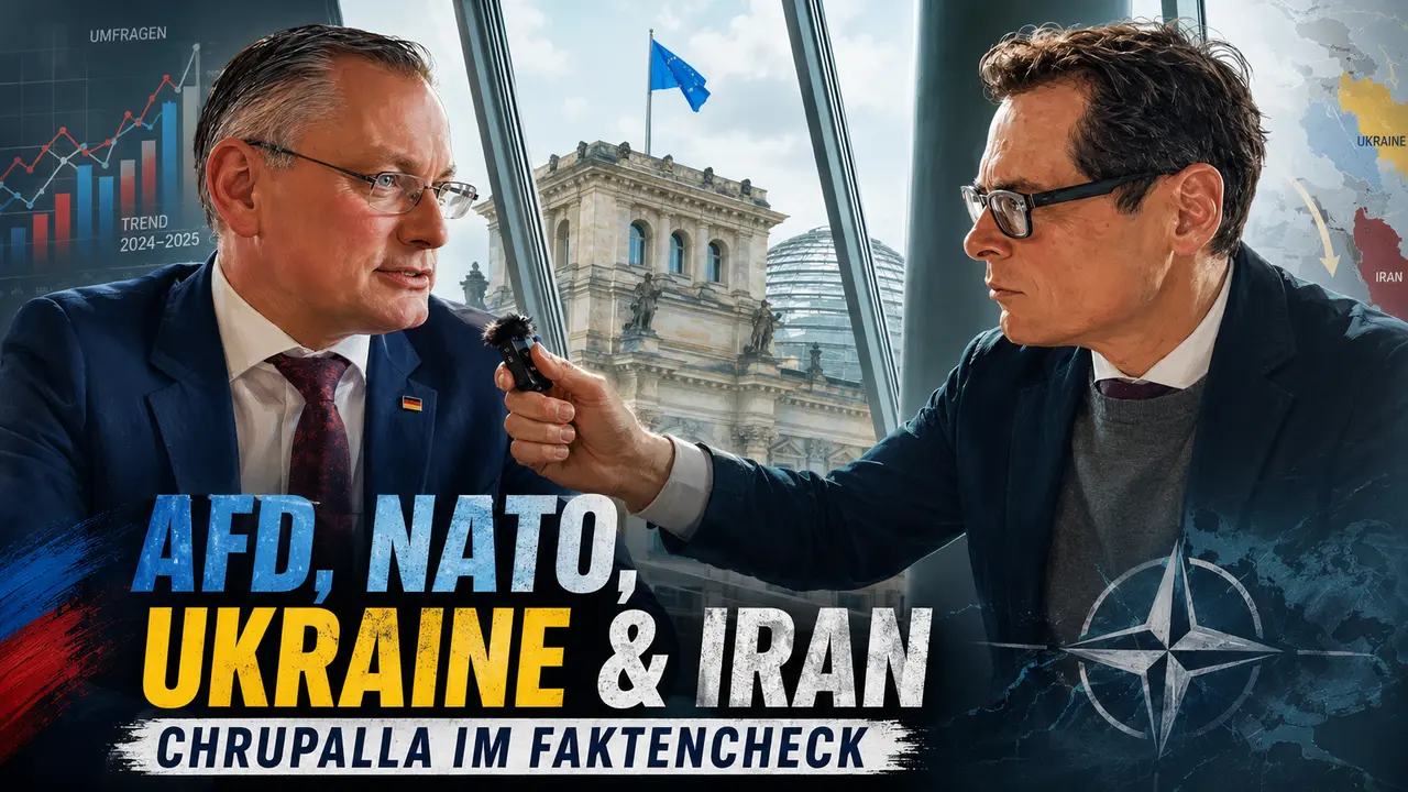 Faktencheck: Tino Chrupalla über AfD-Umfragen, Ukraine-Hilfen, NATO und Iran